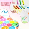Washable Crayons 12 Colours Safe Non-Toxic Drawing Crayons for Beginners
