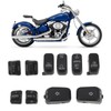 YINETTECH 10pcs Motorcycle Switch Cover Caps 71804-03 Compatible with Har-ley