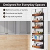 GUUKAR 6-Tier Over the Door Pantry Organizer, 2-in-1 Door Hanging