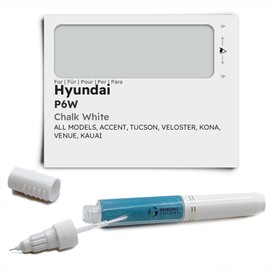 Genuine Colors Paint Pen Chalk White P6W for Hyundai White Accent Tucson Veloster KONA Venue Kauai