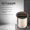 Rattleware Premium Stainless Round Knock Box (6.25" x 7.5") -