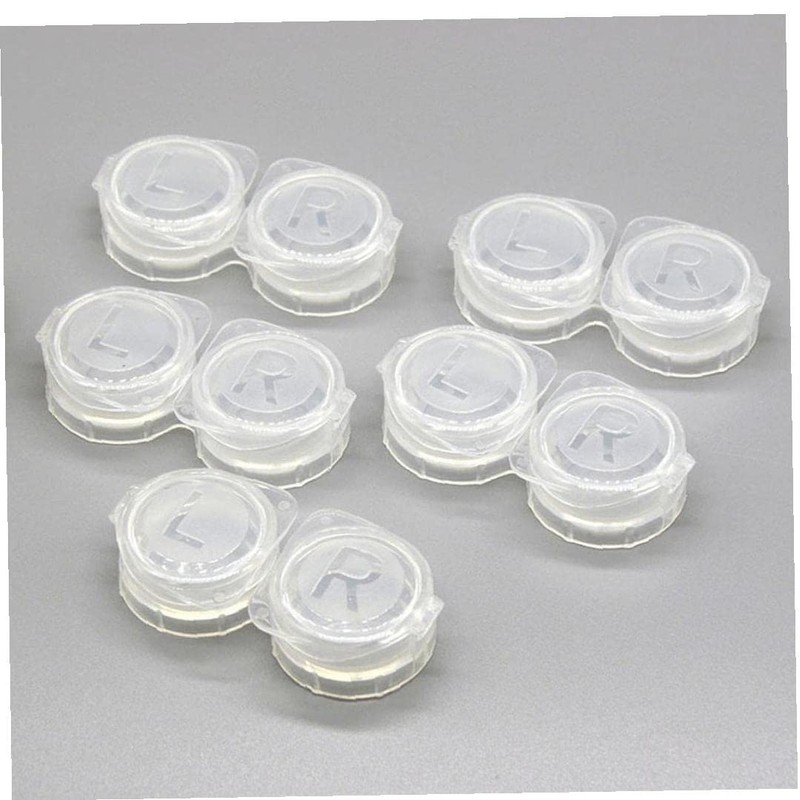 Dinntty Simple Contact Lens Case Box Eyewear Accessories Cute Travel