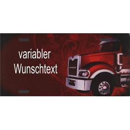 Number Plate US Truck 833/Lorry Accessory