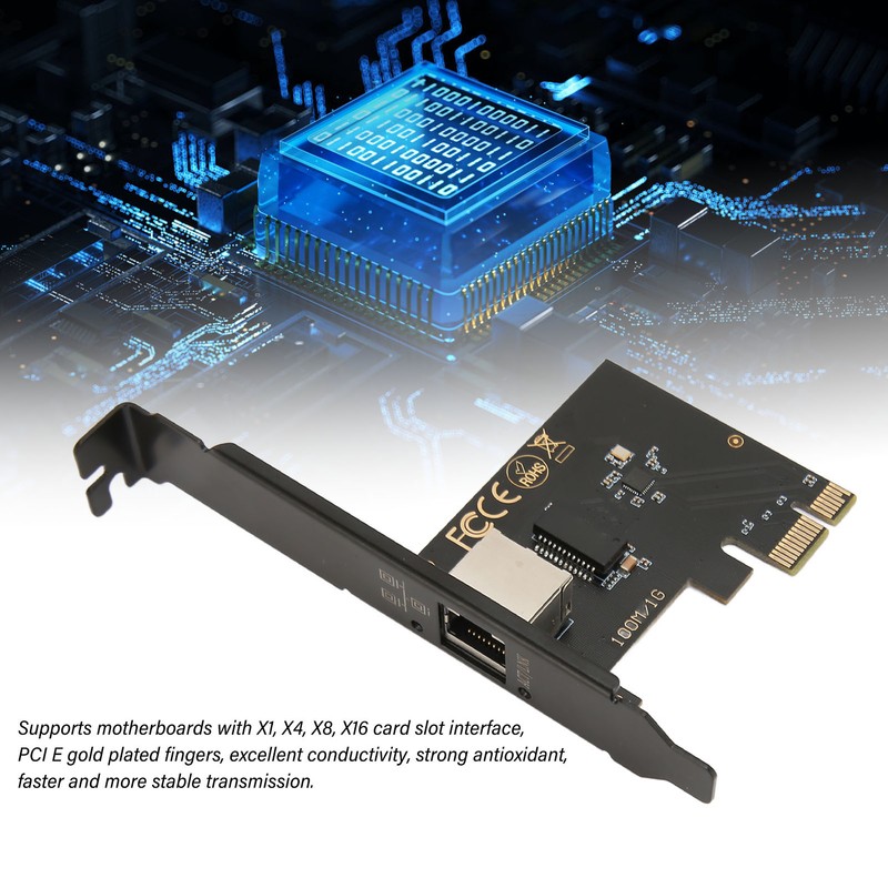 PCIe Network Card RTL8111 Network Adapter High Speed Gigabit Ethernet