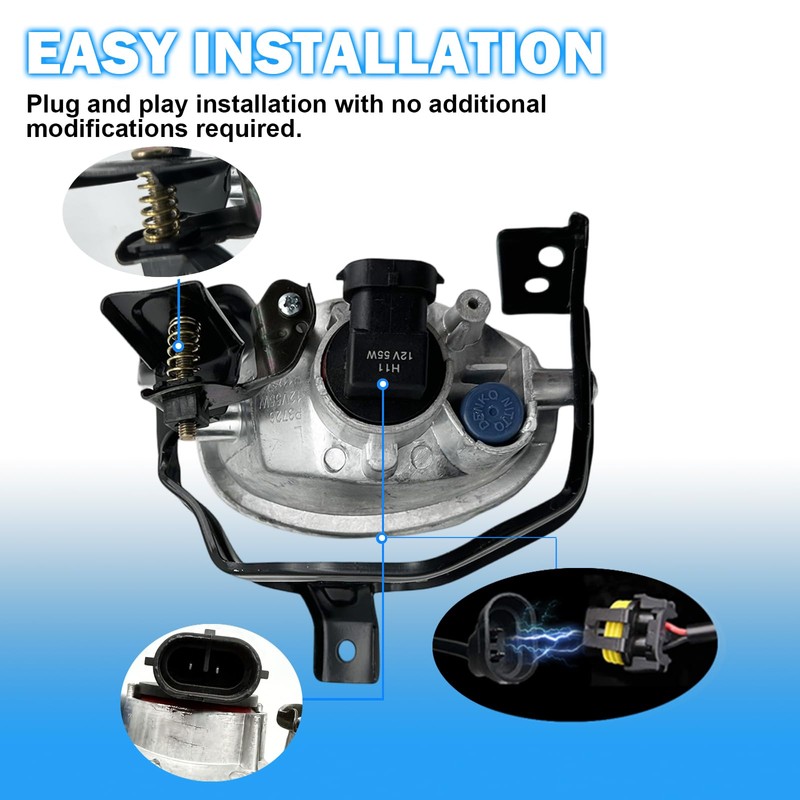 Fog Lights Compatible With Honda Crv Cr-v 2010 2011 Fog