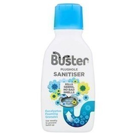 Buster Plughole Sanitiser, Foaming Granules 300g