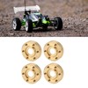 4PCS RC Wheel Hex Hub Adapter 1.9 2.2in Rustproof Widen
