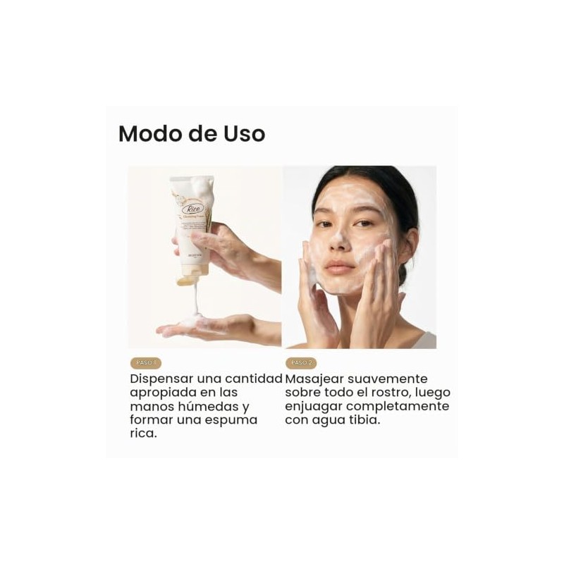 Skin Food Rice Daily Brightening Cleansing Foam 150ml Delicate With