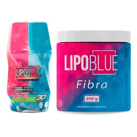 Perder Peso, Lipo Blue 30 Cpsulas  1 Fibra Lipo Blue 200 G Sabor Sin Sabor                                                                            