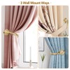 2 Pack Curtain Holdbacks, USFOOK Decorative Window Drapery Tiebacks (2