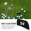 6Pcs Golf Club Iron Head Elastic Protective Cover Case Set