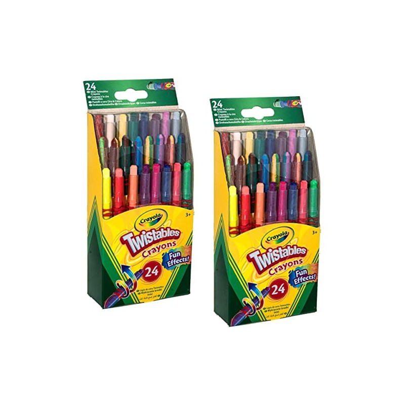 Crayola Crayons, 24 Count Bundle (Pack of 2)