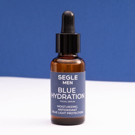 Segle | Blue Hydration Face Serum for Men | Lightly Moisturising | Protection Blue Light | 30ml