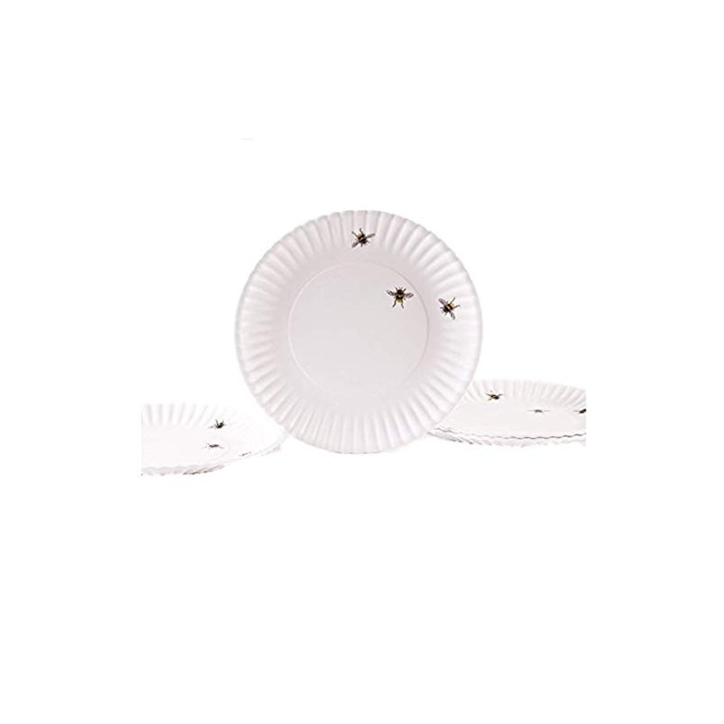 Bees 9" Melamine Plates, Set of 4