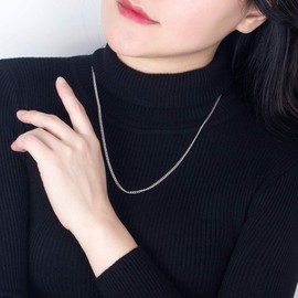 Dankadi Hip-Punk Solid 925 Sterling Silver Miami Cuban Link For Men & Woman Necklace Fashion 3 MM 18 "20" 22 "24" Curb Chain Unisex Jewelry Gift (3MM 24 inch)