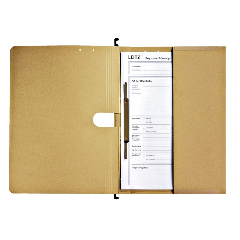 Leitz Alpha – Folder, Cardboard, DIN A4, brown, 821)