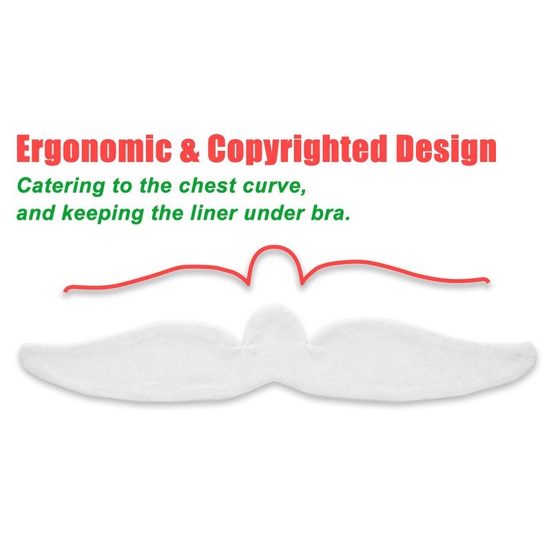 KimYoung Cotton Terrycloth + Brushed Cotton Bra Liners for Sweat