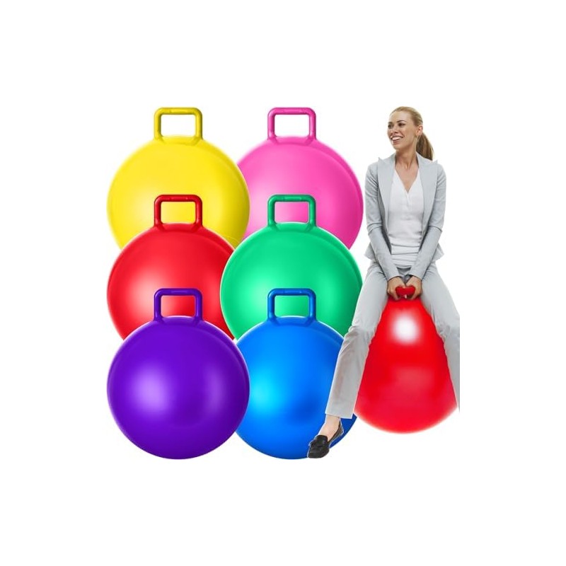 Lewtemi 6 bolas de tolva para saltar, pelota de ejercicio