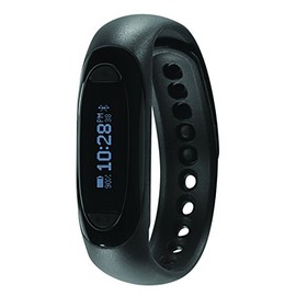 Soleus Rise Fitness-Tracker Aktivitätstracker Schlaftracker Sportarmband mit 3D Beschleunigungsmesser - Schwarz