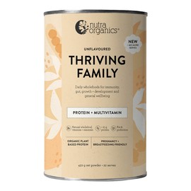 Nutra Organics Thriving Family Protein - Unflavoured, 450g