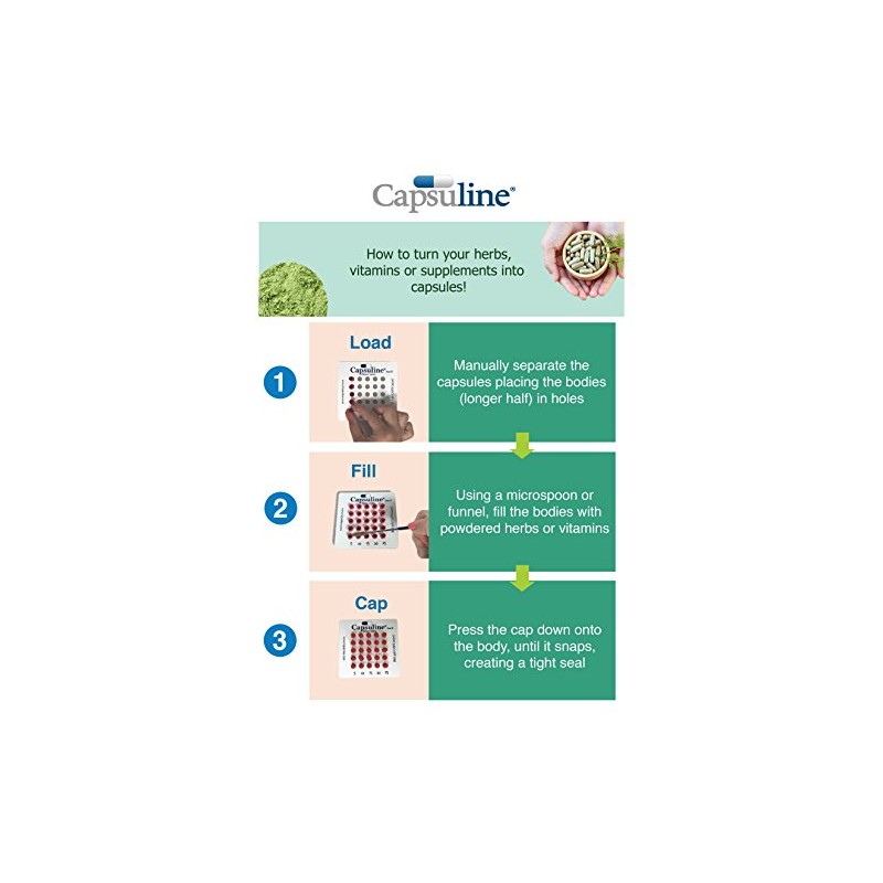 Size 0 Capsule Holding Tray by Capsuline - 25 Count