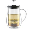 Teabloom Louvre Insulated Glass Tea Press - 34 OZ (4