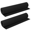 STEFORD 2 Pack EVA Foam Roll, 2mm Thick Black Cosplay