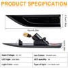 OZ-LAMPE 2 x Black LED Turn Signal Indicator Side Indicator