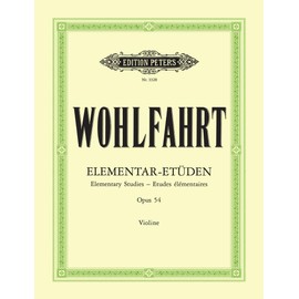 40 Elementar-Etüden für Violine solo op. 54 (Edition Peters)