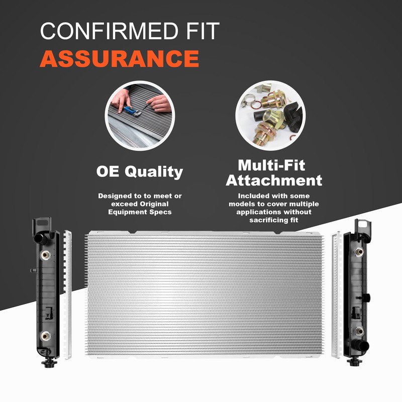 Klimoto Radiator | Compatible with 87-84 Mazda B2000; 93-84 Mazda