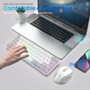 Snpurdiri 2.4G Wireless Gaming Keyboard and Mouse Combo, Include Mini