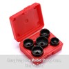 CASOMAN 5 Pieces 3/8" Drive Low Profile Oil Filter Socket