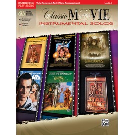 Classic Movie Instrumental Solos for Strings: Viola / Piano Accompaniment (incl. CD) (Pop Instrumental Solo Series)