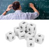 20pcs Teaching Dice Set Math Operation Dice Mathematical Operation Dices
