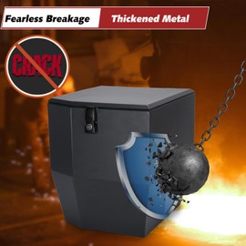 TOPOWN Metal UTV Under Seat Storage Box 8.5GAL Compatible with Polaris Ranger XP 1000 2018 2019 2020 2021 2022 2023 2024, Dual Bin Dry Storage Box Anti-Theft Lock, Replacement for #2882910