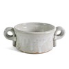 Anthony Stoneware Handled Soup Crock, White