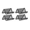 Ciieeo Metal Business Card Display Stand 4pcs Iron Mesh Holders