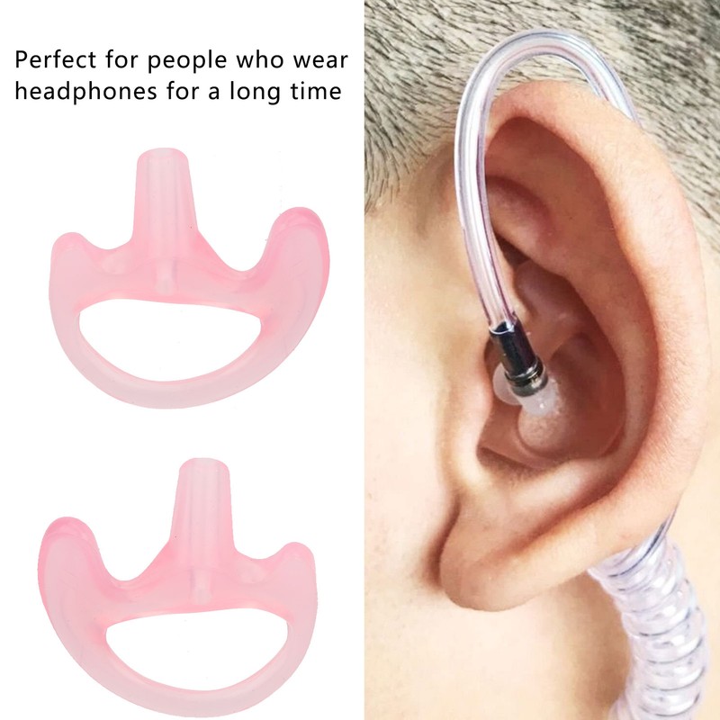 5 Pair Radio Ear Mold Earbud Replacement Left Right Earpiece