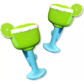 C&H Solutions 4 Set (8 Ct) 2X Lemon Green Cup / 2X Watermelon Beach Towel Clips