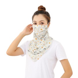 Elledk (Supervised by the Color Concierge) UV Protection, Face Cover, Mask, Blevet, Yebe, Women's, UV Protection, Sunburn Prevention, Large, Stylish, Arm Cover, 23-13