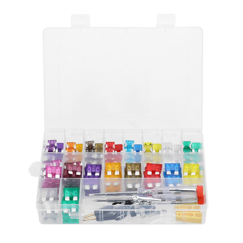 300pcs Fuses Assortment Kit Plug-in Blade with 2 Circuit Testers