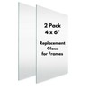 MIFFLIN-USA - Picture Frame Glass Replacement Sheets - 4x6 inch,