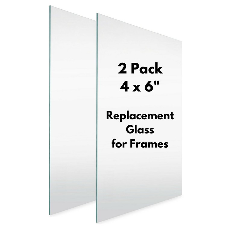 MIFFLIN-USA - Picture Frame Glass Replacement Sheets - 4x6 inch,