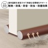 DIZLAS Door Gap Guard, Wind Prevention Stopper, Adjustable Length 37.4