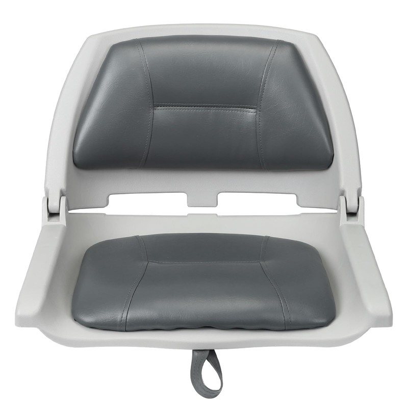 ERGOSEAT Folding Boat Seat Padded Folding Boat Chair with Backrest