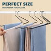 Lifemaster Metal Pants Hanger Set - 30 Pieces Elegant Non-Slip