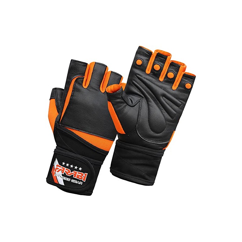 Farabi Weight Lifting Fitness Gloves, Gym Training Wrist Support Hook