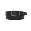 Lacoste 80080 Men's Genuine Leather Belt [01] Black, 01: Black