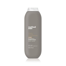 Method Men 2-in-1 Shampoo + Condtioner, Cedar + Cypress, Paraben and Phthalate Free, 14 fl oz (Pack of 1)