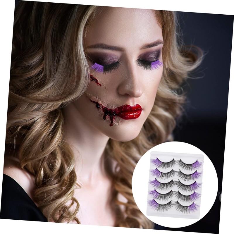 FOMIYES 5sets False Eye Lashes with Volume Beauty Eyelash Set